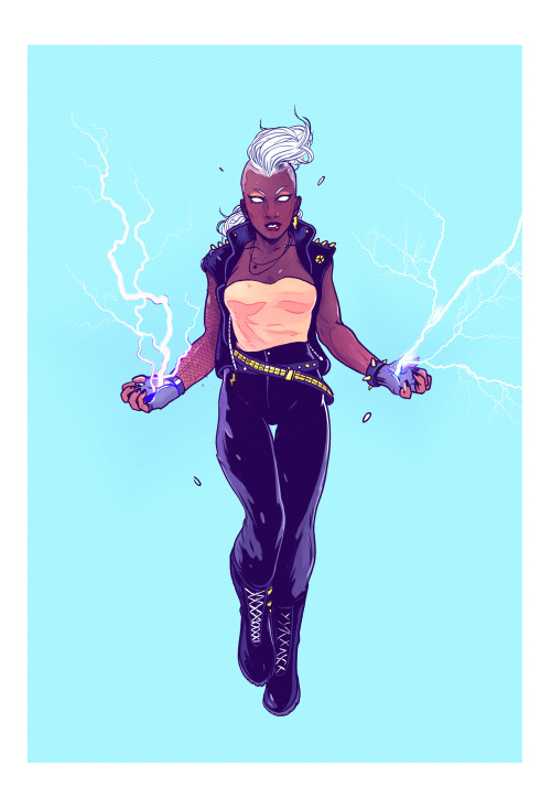 stefantosheff: I did a 80′s Styled Storm  Because i saw that all the cool kids were doing