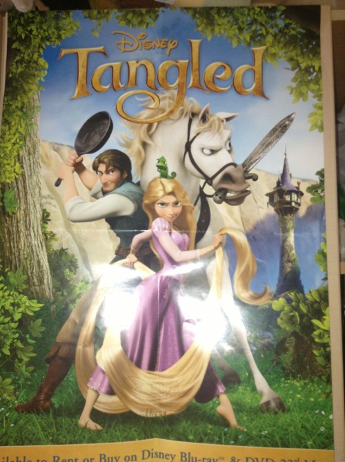 tangledupindisneydreams:hardcoretangled:peter-acorn:my school has a Tangled poster, so i stole it he