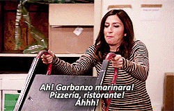 sansasdolls:Gina Linetti speaking italian
