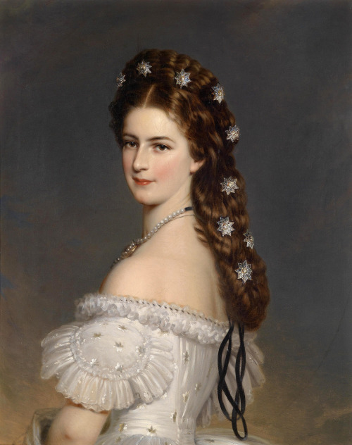 Empress Elisabeth of Austria  -  Franz Xaver Winterhalter  1865