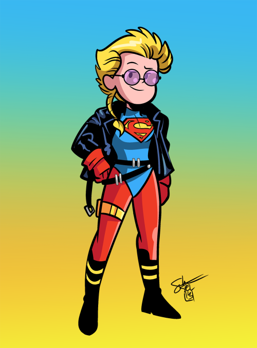 Buncha bonus Supergirls. (And a bonus Robin too!)