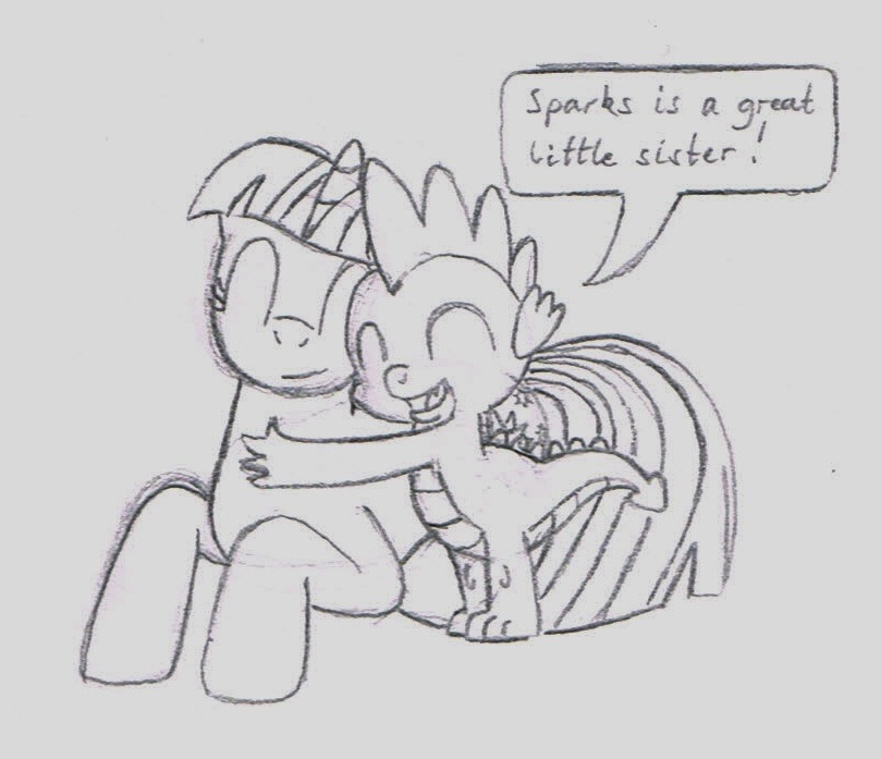 brainy-twilight:  Spike: And I’m trying to be the best big brother ever!  Aww &lt;3
