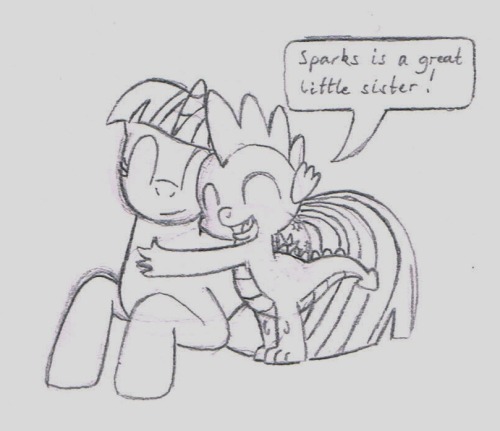 brainy-twilight:  Spike: And I’m trying to be the best big brother ever!  Aww <3 CUte ^w^