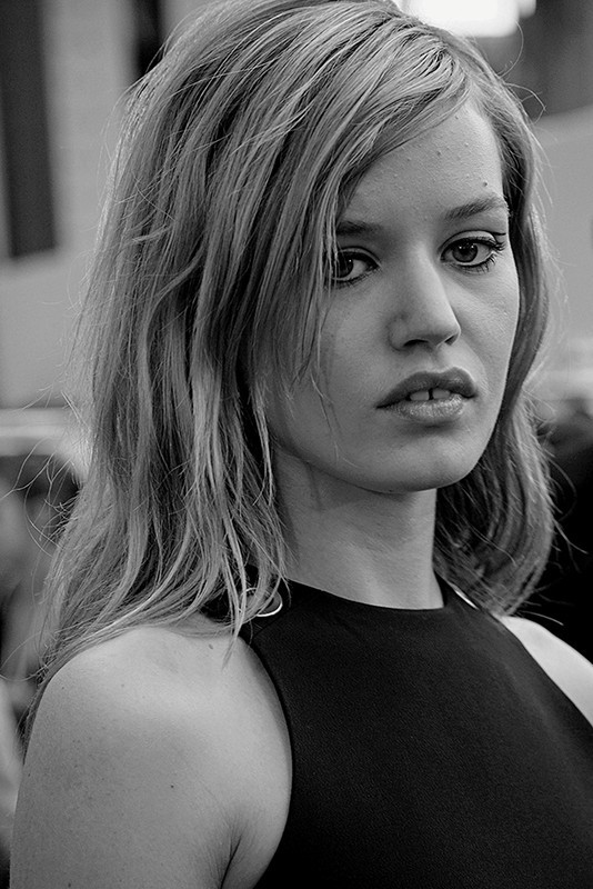 fagunt:  Georgia May Jagger backstage at Mugler autumn/winter 2015 by Virginia Arcaro