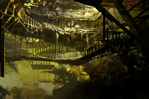 kekai-k:  Some more environment concepts for Guild Wars 2 