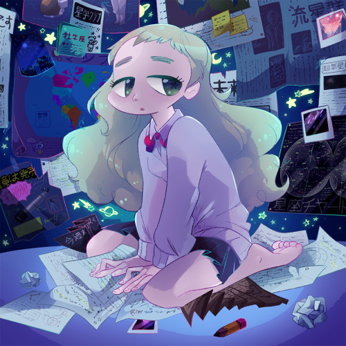 itsjackielee: I drew this like a year ago LOL… My piece for N Girls Zine !!! :^) I love Yuu, 