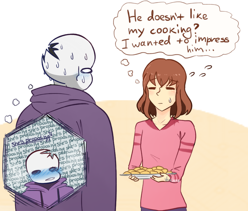 Horrortale!Sans x Freaked Out! Reader 