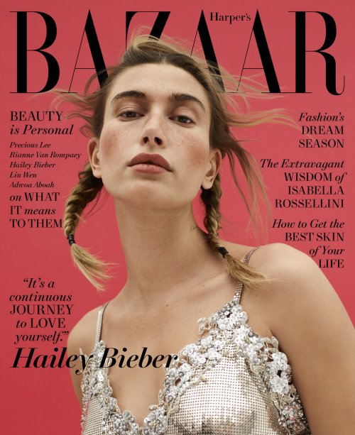 Hailey Bieber Is Still Learning to Love HerselfMay cover stars Precious Lee, Rianne Van Rompaey, Hai