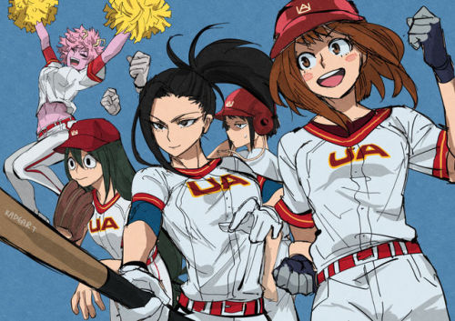 kadeart: BASEBALLprint available https://kadeart.bigcartel.com/product/bnha-bnha-postcard-set