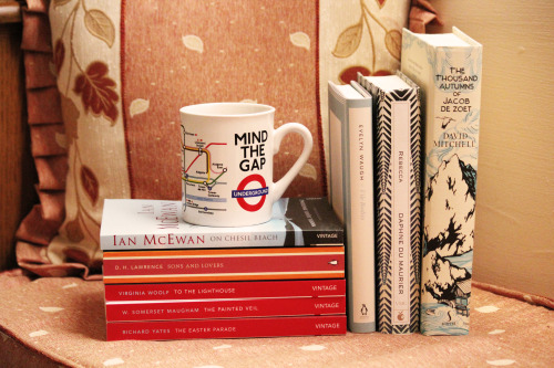 thefictionologist:Book Haul #8 | The Comfort of Coffee and BooksOn Chesil Beach by Ian McEwanSons an