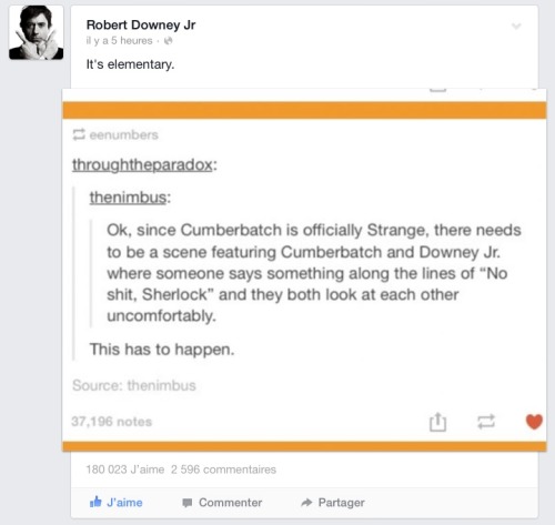 haveahiddles:bakerstreetbabes:hedgehog-goulash7:perfect-hiddlebatch:This happenedRDJ POSTED THIS ON 