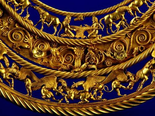 Golden bongs of the ScythiansI’ve been meaning to share some Scythian gold work for some time 