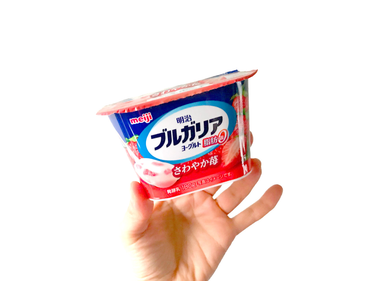 Yoghurt 明治ブルガリアヨーグルト 脂肪0 さわやか苺