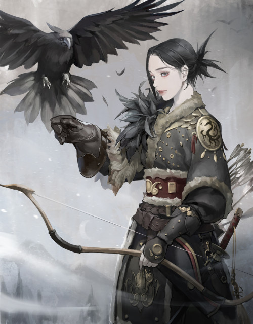 crow hunter seung guhttps://www.artstation.com/artwork/q9XArn 