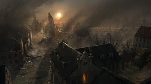 Castlevania Season 2 Backgrounds Sean Vo www.artstation.com/artwork/Karm2X