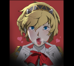 sunbeam-sketch: Aigis’ mouth is ready and