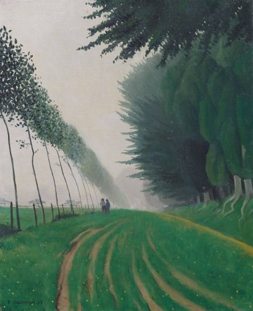 Félix Vallotton, Effet de brume, Honfleur (1917). Oil on canvas, 73 x 60 cm. Private collection.