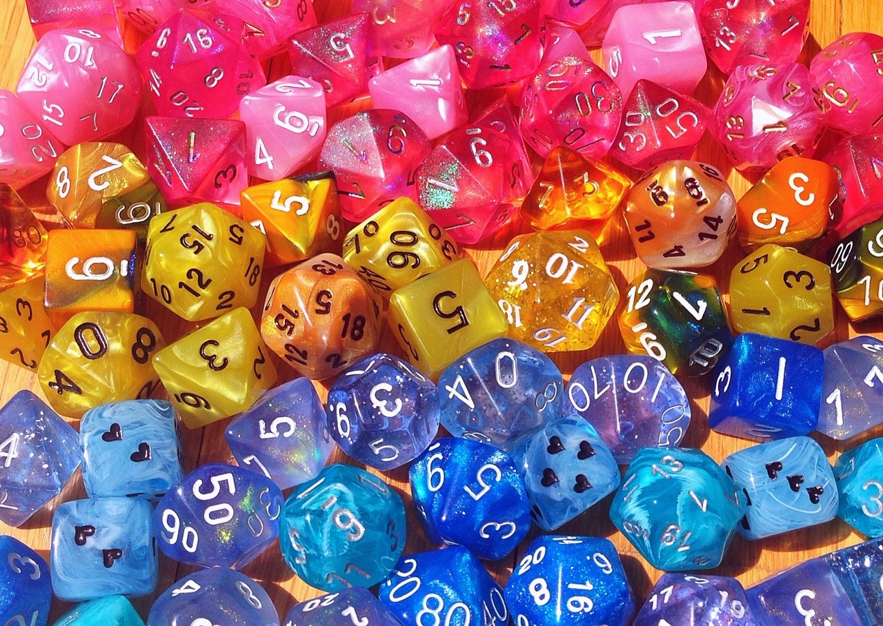 battlecrazed-axe-mage: Pride dice week: Compilation