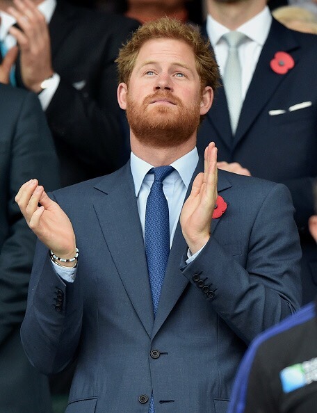 ginger-ninjas - Prince Harry attends the 2015 Rugby World Cup...