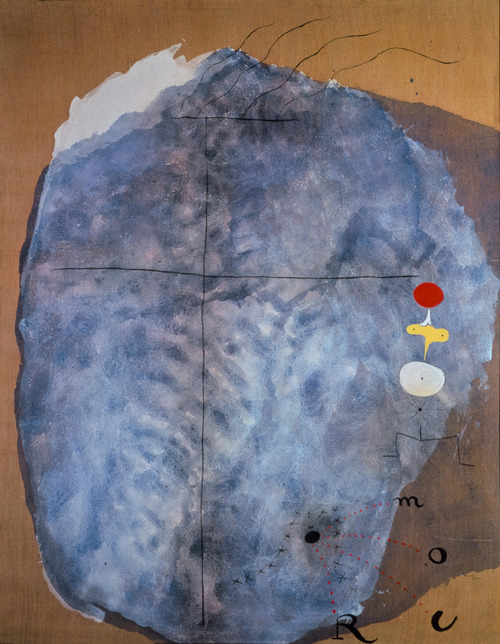 solituderecifetoileetcosta:  Joan Miró, Painting-Poem (“Amour”), 1926.