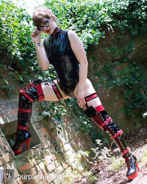 Credit to @purplemuffinz : Lace me up❤️ Boots for years? I had fun shooting this and felt like a bos
