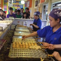 And of course, octopus balls near Zhongshan Square. #dalian #china