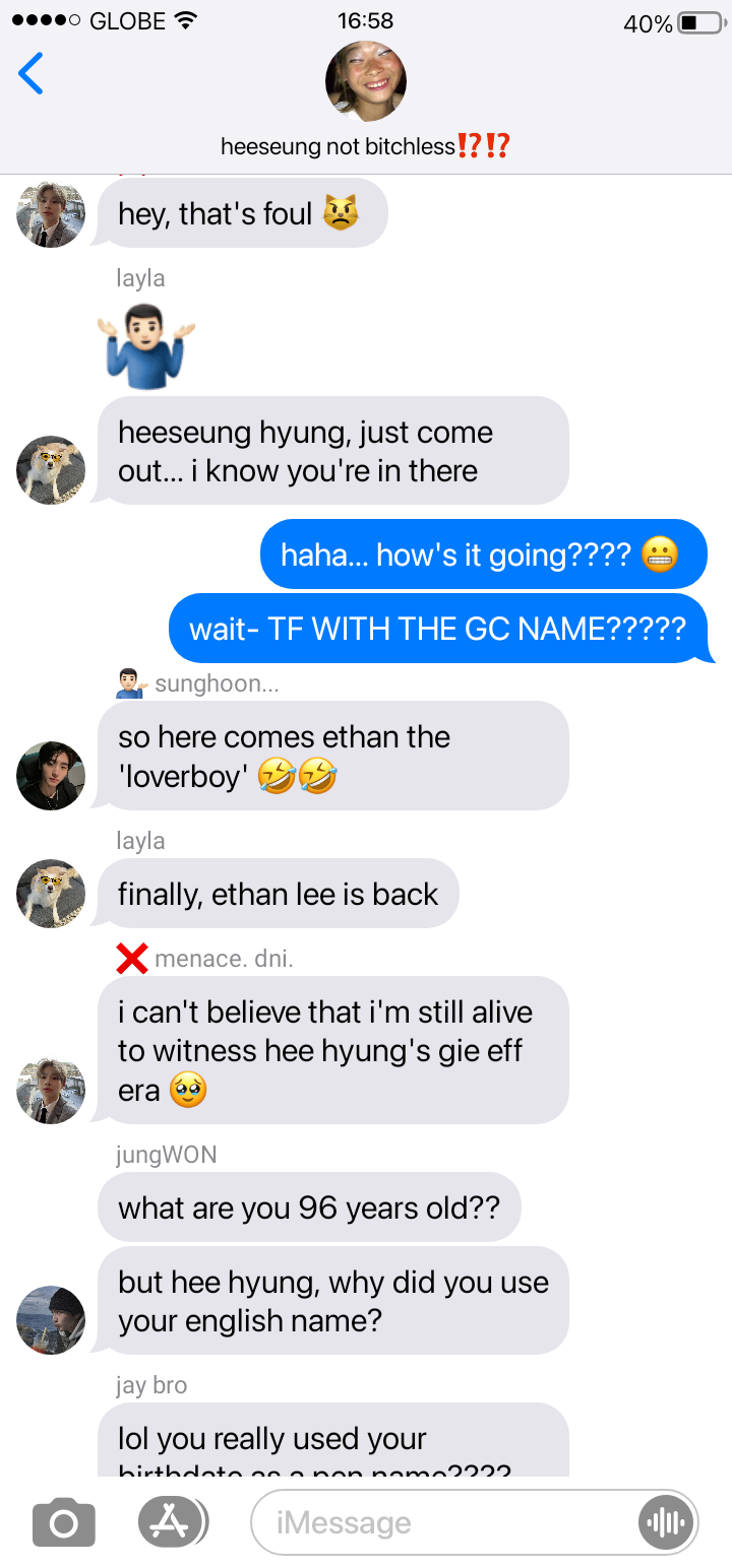 CURIOUS CAT Heeseung Not Bitchless