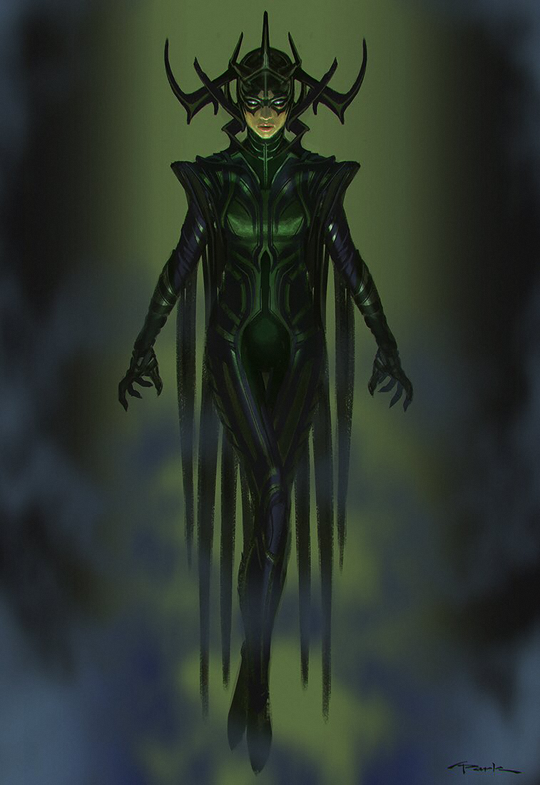 theavengers:  Concept art of Hela by Andy Park