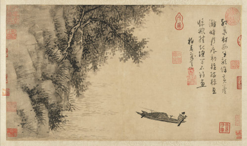 schlehmil-art: Wu Zhen - The Fisherman (14th cent.) Wu Zhen lived the life of a recluse. He was not