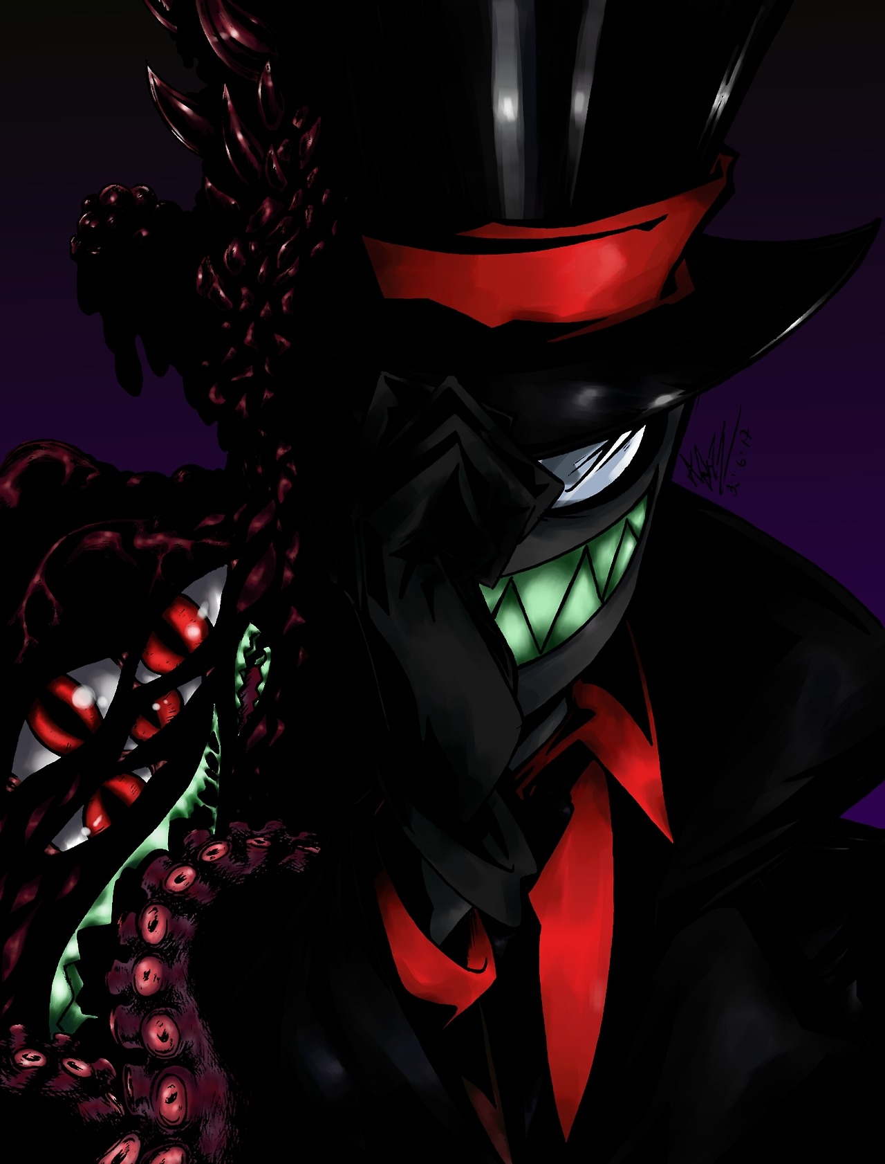 myartsolo:  I have taken all day of today coloring the lineart …. and to be honest