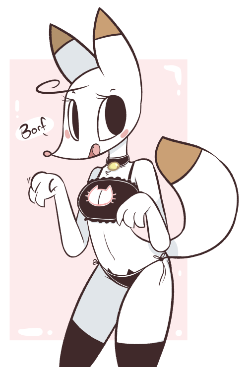 theartmanor:She meant nya, but I’m not complaining!Cute :3