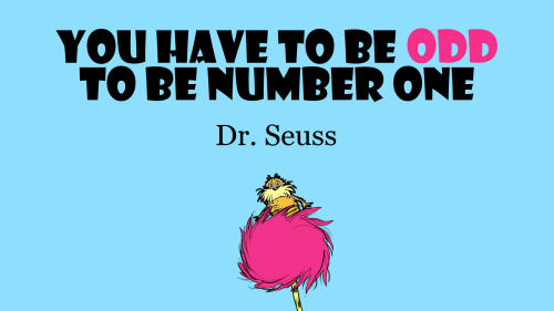 Dr seuss weird quote