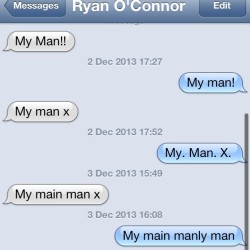 brettball:  I only text when it’s completely essential. @pleasantryan