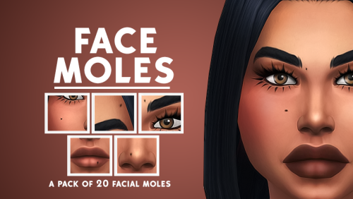 FACE MOLE PACK | URBAN (Sneak Peak)This 20 PACK Of Face Moles, is a MUST HAVE. Add character with su