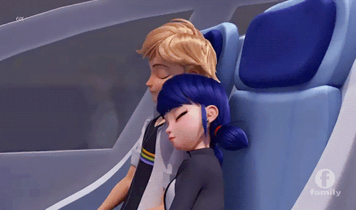 princessalluras:Adrinette taking a rest in s3ep20