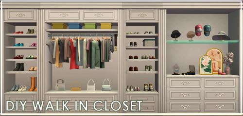 thimblesims:Get Famous Walk In Closet:@candydarlings needed help converting this closet from Get Fam