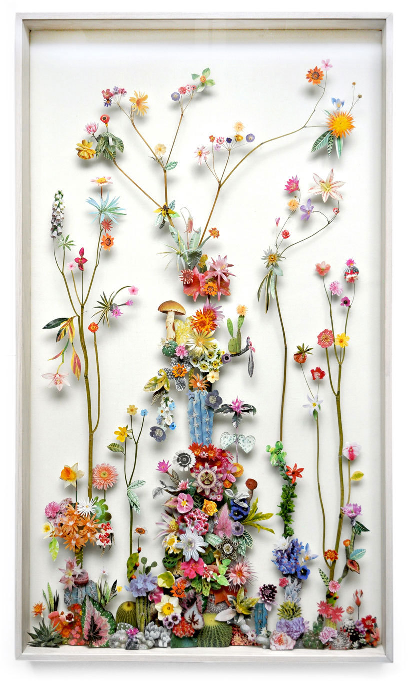 asylum-art:  Delicate Flower Constructions By  Anne Ten Donkelaarnetherlands-based