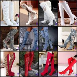 ideservenewshoesblog:  European Sexy Knee-high Boots with Tassels - White - Ericdress