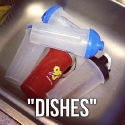 fitness-humor:  What I mean by dishes