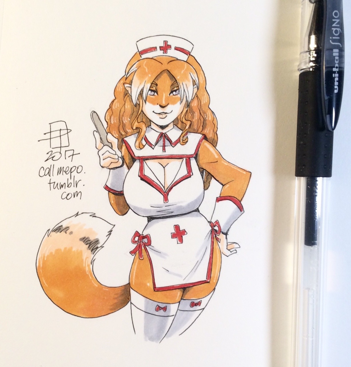 callmepo: Naughty nurse master post.  The full collection of naughty nurse tiny doodles