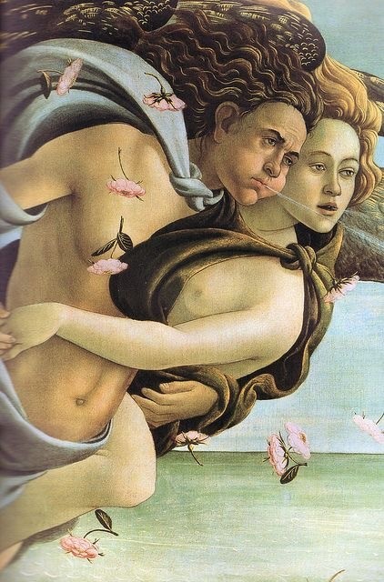 rearte:Birth of Venus by Alessandro Botticelli (detail)