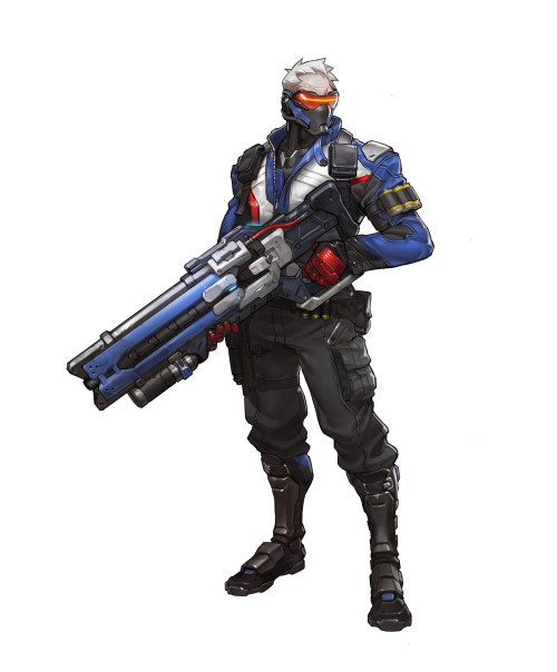  Overwatch - Soldier: 76 Conceptsteamboyhttps://www.artstation.com/artwork/B39gKr 