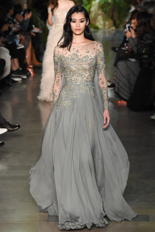 chanelwives: ming xi & jing wen @ elie saab ss15
