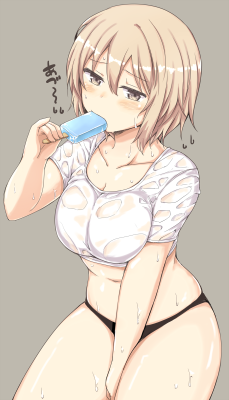 lewdanimenonsense:  Popsicles: the king of