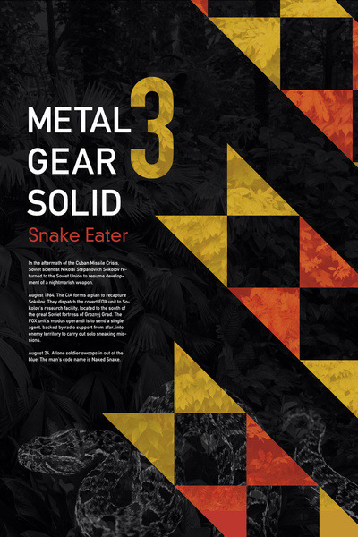 nerdsandgamersftw: Metal Gear Solid Prints By Michael Weinstein