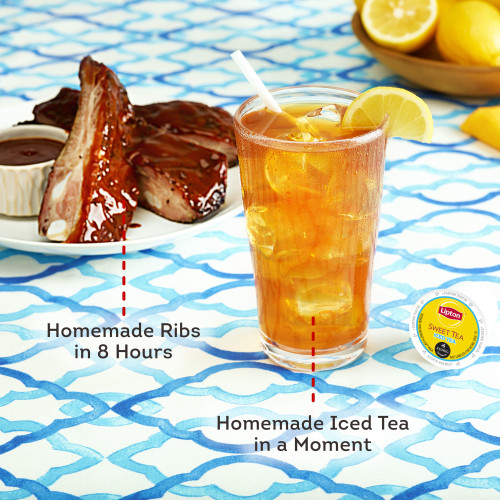 Sometimes  homemade is hard. Other times its as easy as popping a Lipton® Iced Tea  K-Cup® pod into 