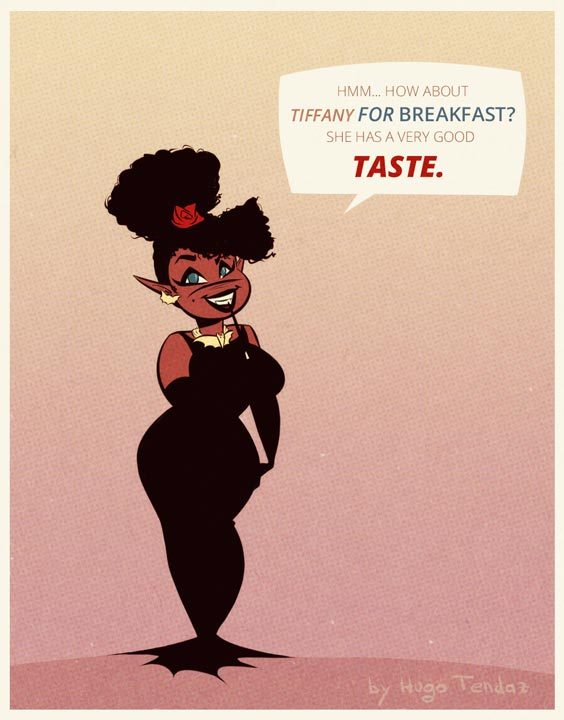   Isabella - My Vampire Wife - Tiffany for Breakfast - Cartoony PinUpShe likes the