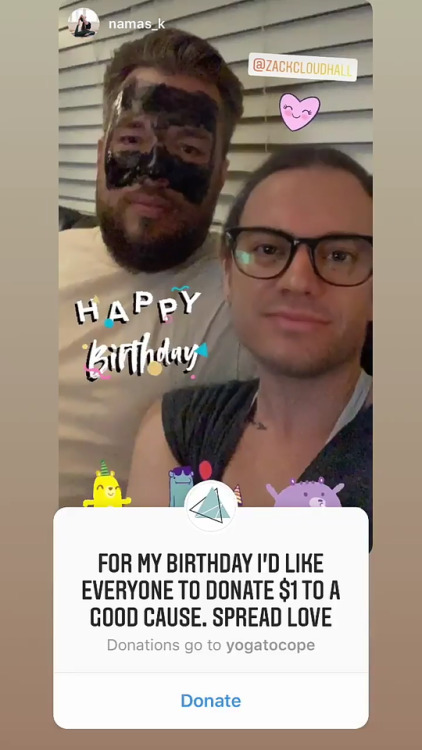 Photo from Zack Hall’s birthday.Instagram: lindaignarro &amp; zackcloudhall