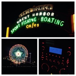 Late night Santa Monica trip ☺️🎡