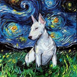 silentneighbourbon:  boredpanda:  Artist’s Painting Gets Mistaken For A Van Gogh, So She Creates Brilliant ‘Starry Night’ Series (Part II)   I love van Gogh